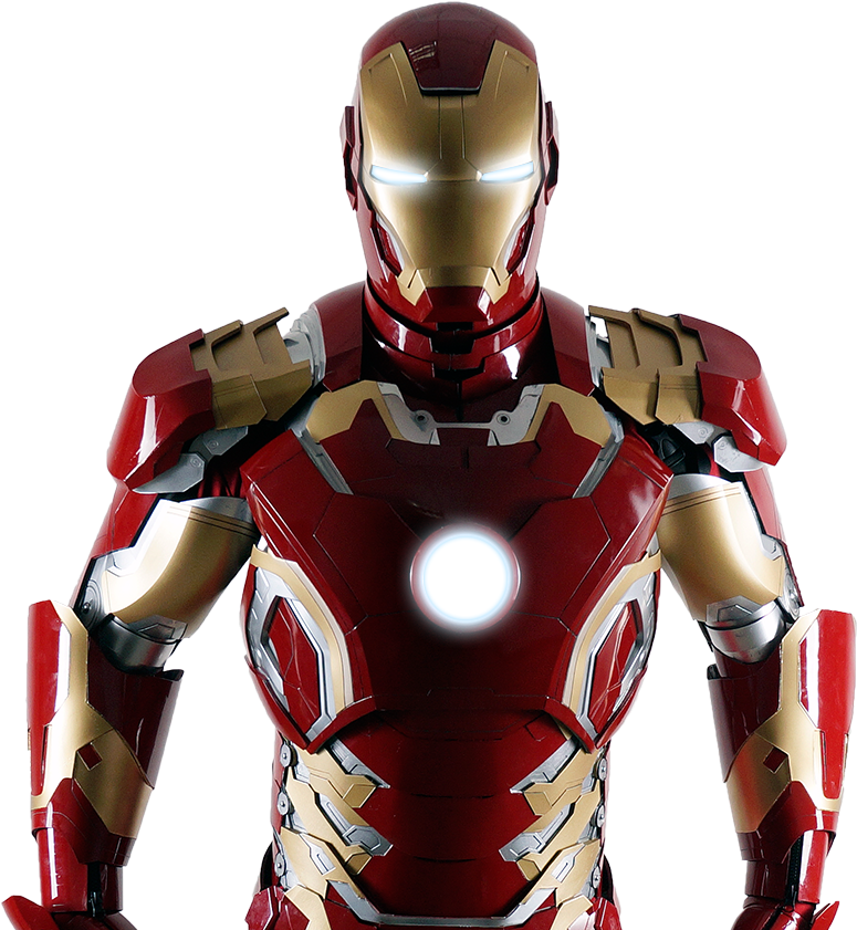 Iron Man Armor Close Up PNG Image