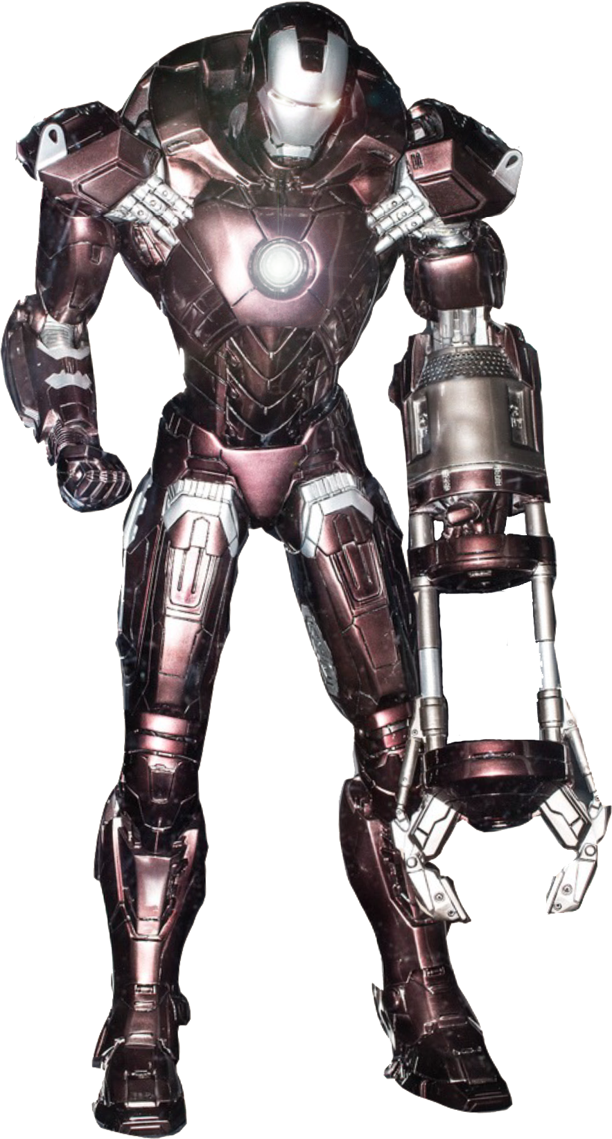 Iron Man Armor Standing Pose PNG Image