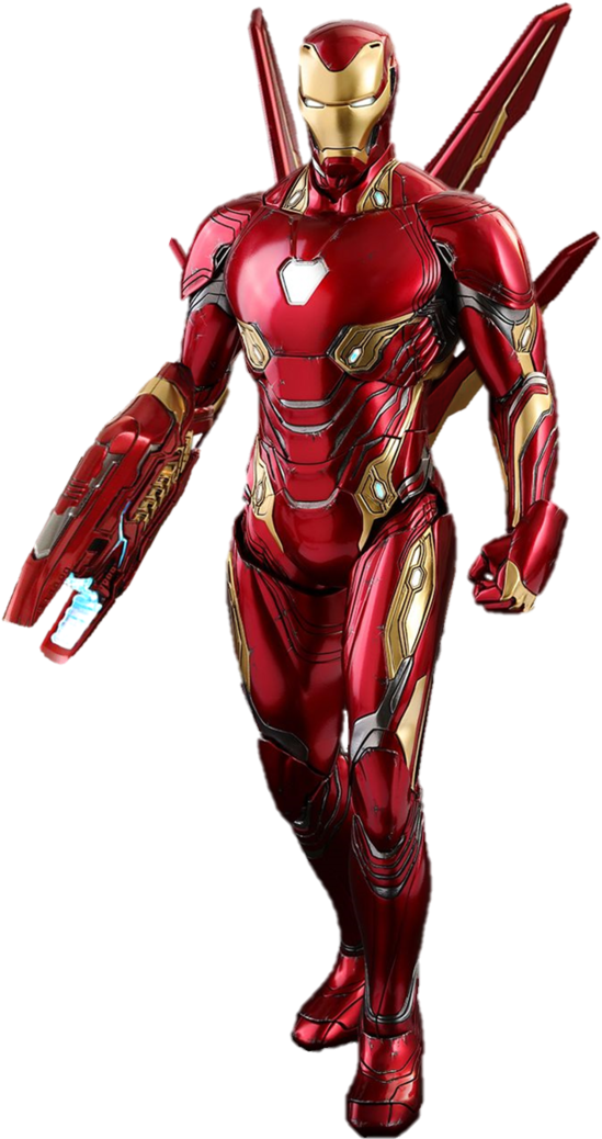 Iron Man Armor Standing Pose PNG Image