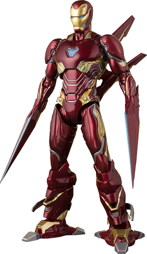 Iron Man Armor Standing Pose PNG Image