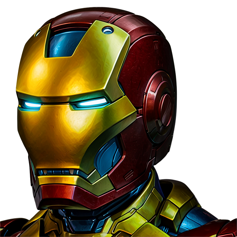 Iron Man Helmet Front View Png 06122024 PNG Image