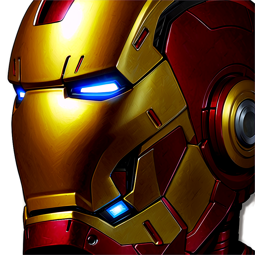 Iron Man Helmet Transparent Background Png 1 PNG Image