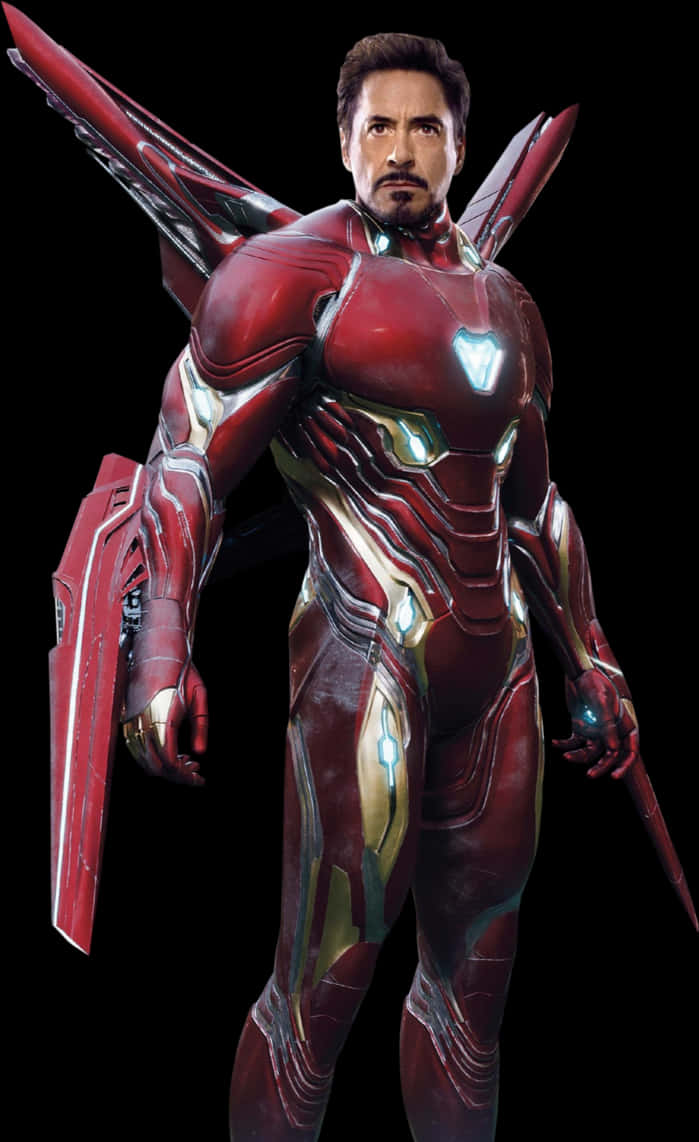 Iron Manin Advanced Armor PNG Image