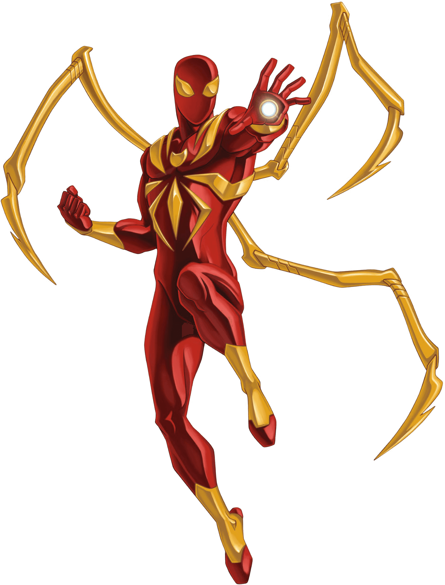 Iron Spider Anime Version PNG Image