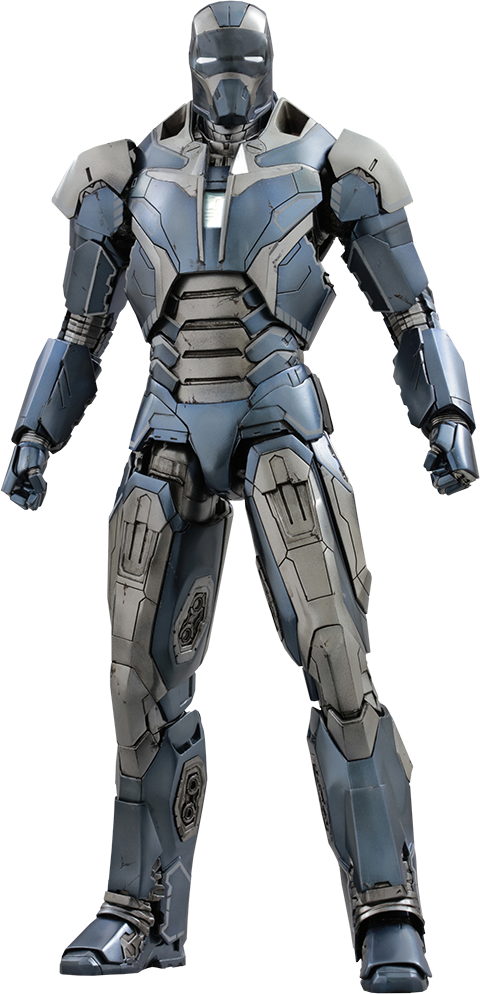 Iron Suit Standing Pose PNG Image