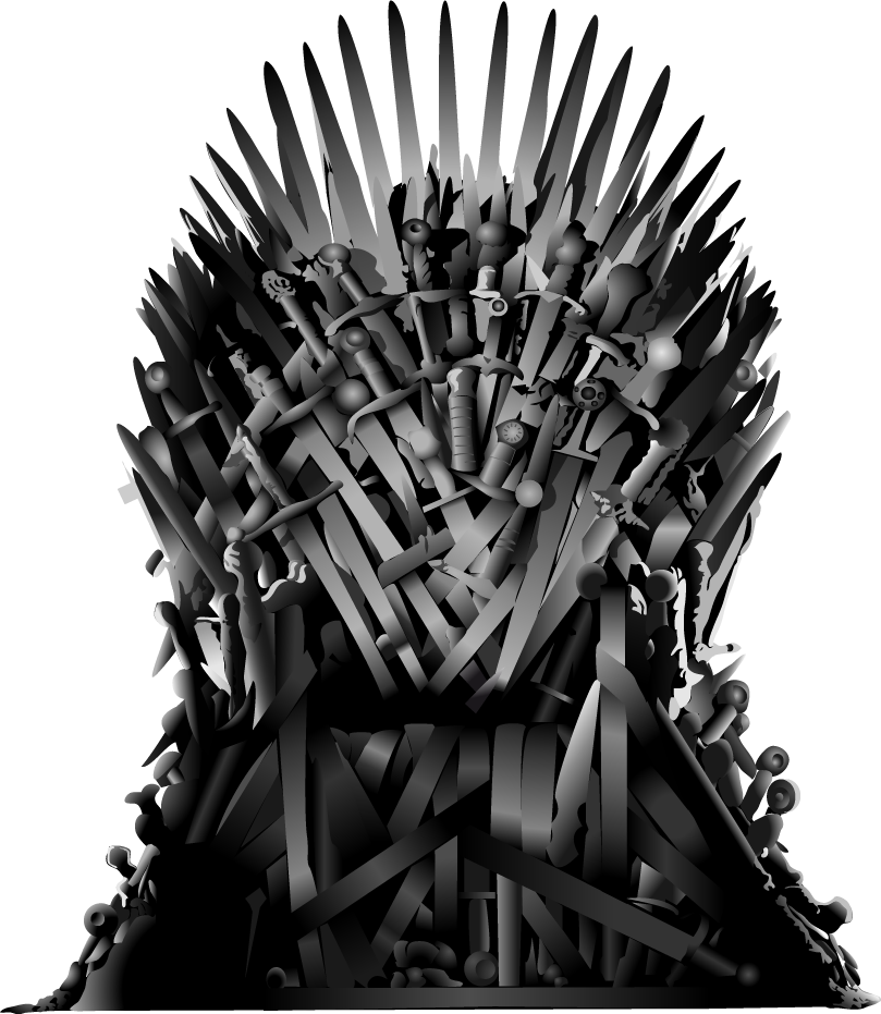 Iron Throne Abstract Art PNG Image