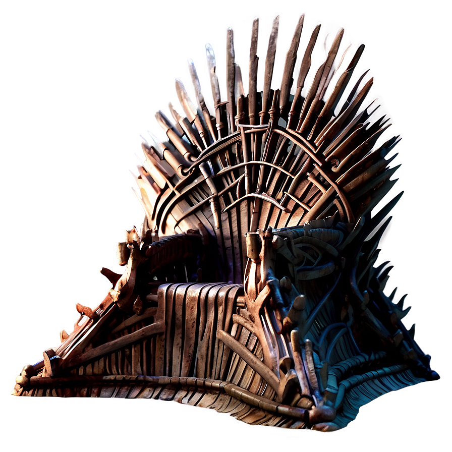 Iron Throne In Firelight Png 06282024 PNG Image