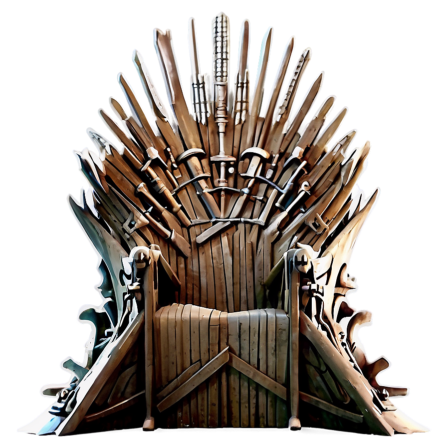 Iron Throne In Hall Png Csj PNG Image