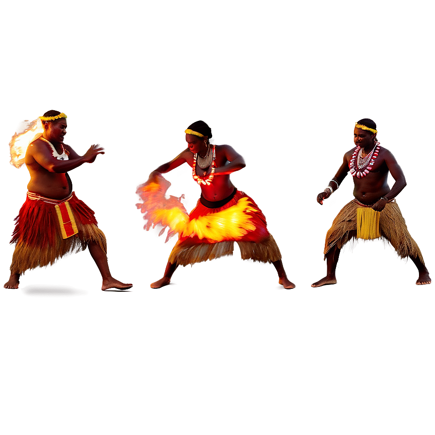 Island Fire Dance Ritual Png Qbn50 PNG Image