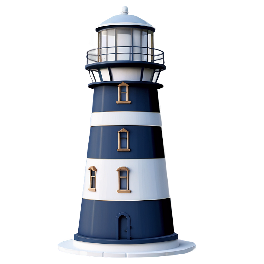 Island Lighthouse Beacon Png Stv PNG Image