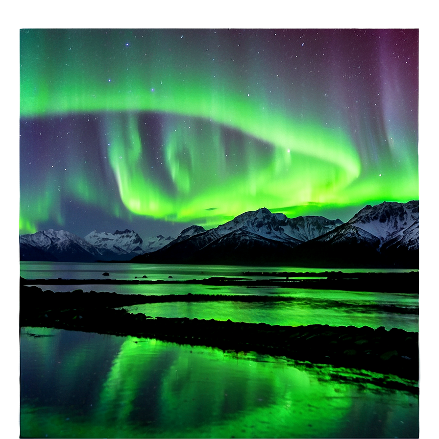 Island Northern Lights Png Wwc28 PNG Image