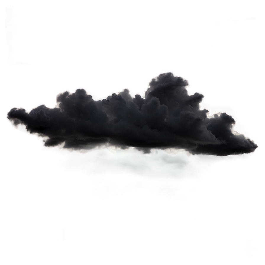 Isolated Black Clouds Png 11 PNG Image