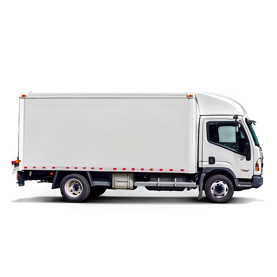 Isolated Box Truck Template Png Rpp43 PNG Image