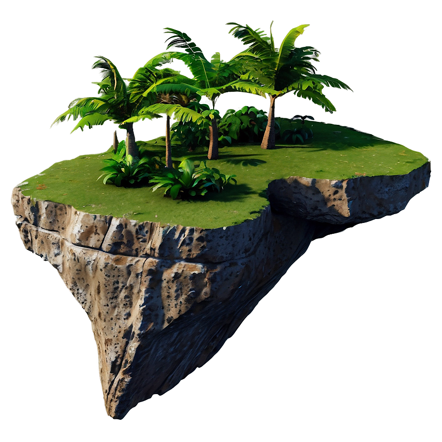 Isolated Cliff Island Png Tyi13 PNG Image