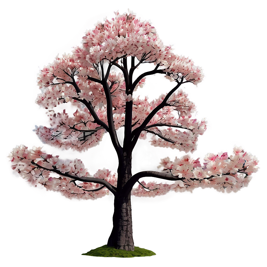 Isolated Single Sakura Tree Png 61 PNG Image