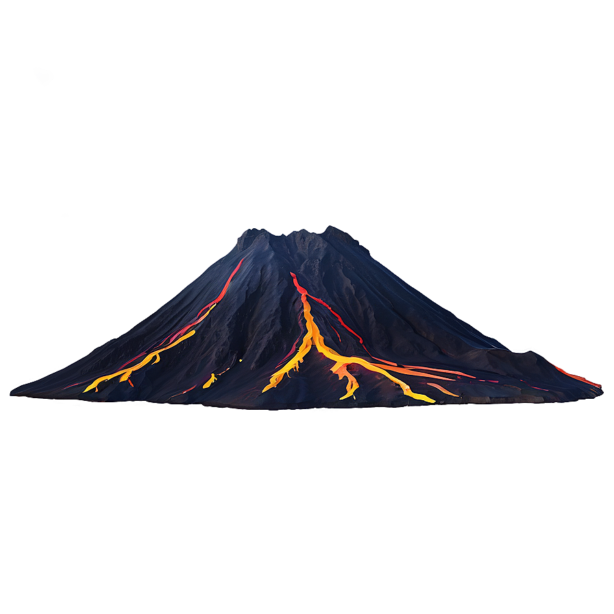 Isolated Volcano Mountain Png 91 PNG Image