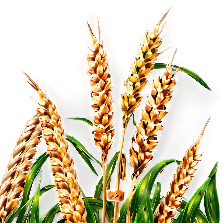 Isolated Wheat Field Close-up Png 31 PNG Image