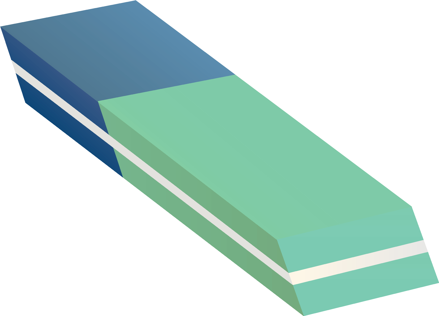 Isometric Eraser Illustration PNG Image