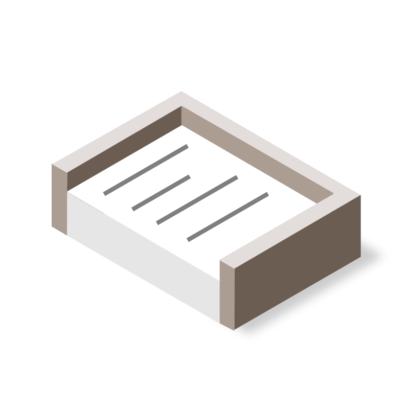 Isometric Paper Tray Icon PNG Image