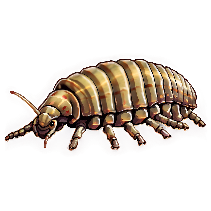 Isopod Illustration Png Khf PNG Image