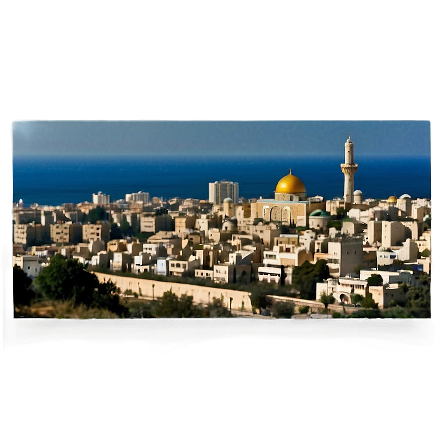 Israel Coastal Cityscapes Png Elg PNG Image