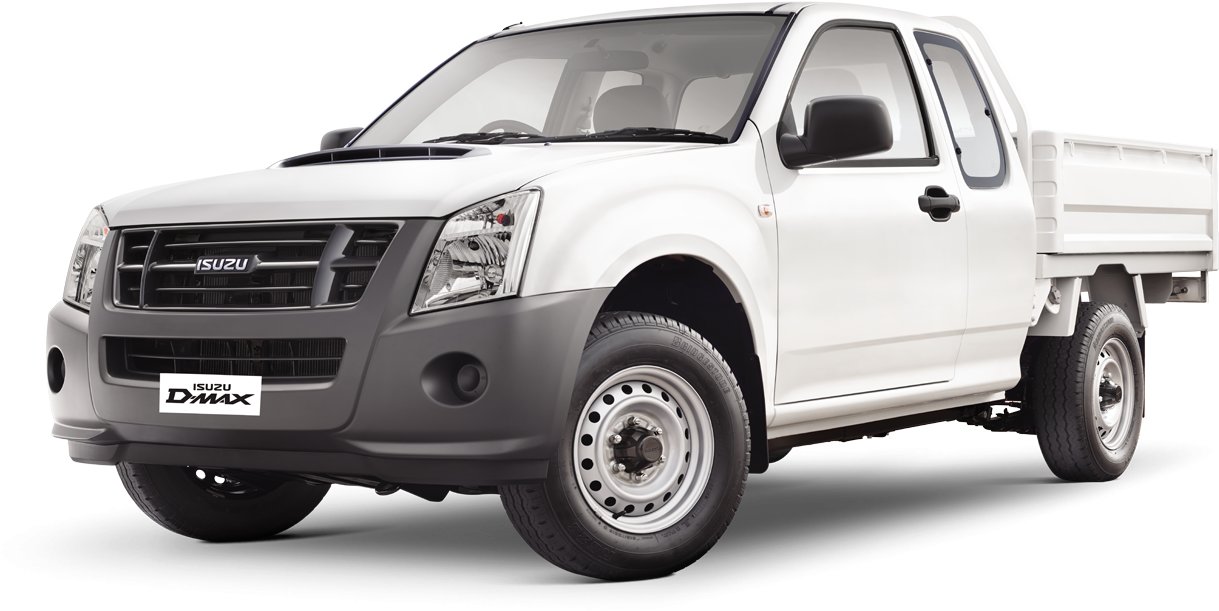 Isuzu D Max Pickup Truck Profile View PNG Image