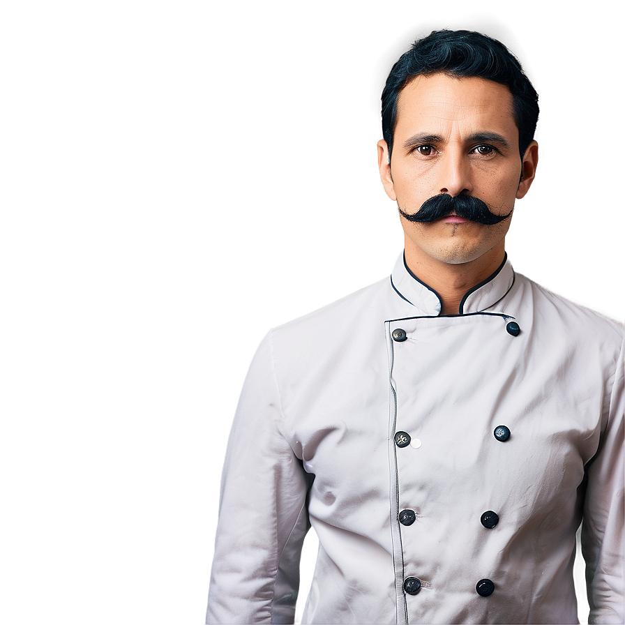 Italian Chef Mustache Png Coq PNG Image