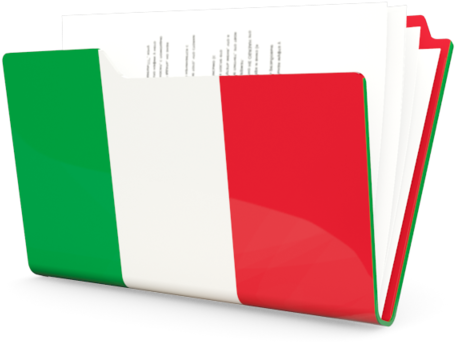 Italian_ Flag_ Folder_ Icon PNG Image