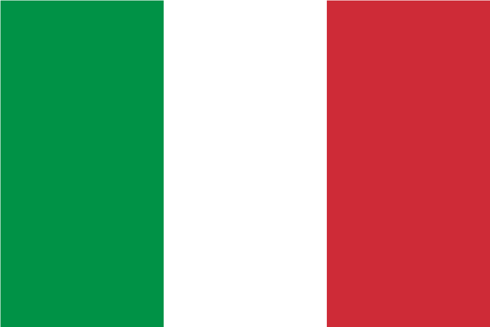 Italian National Flag Vertical Tricolor PNG Image