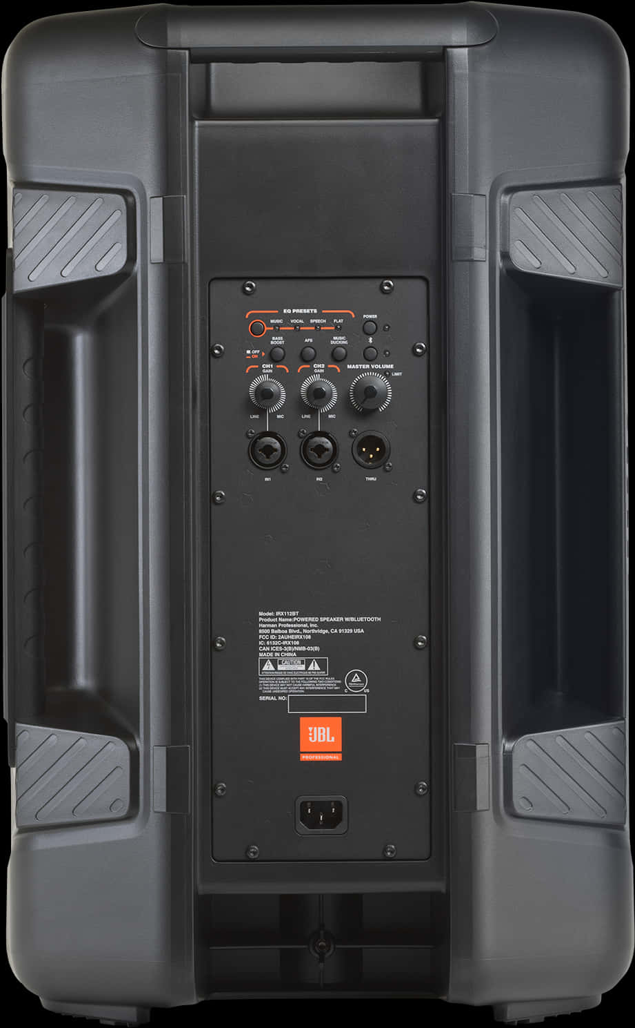 J B L Professional Speaker Back Panel PNG Image