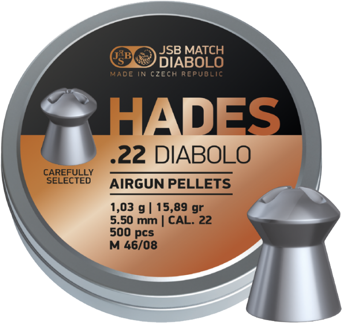 J S B Hades Airgun Pellets Product Image PNG Image