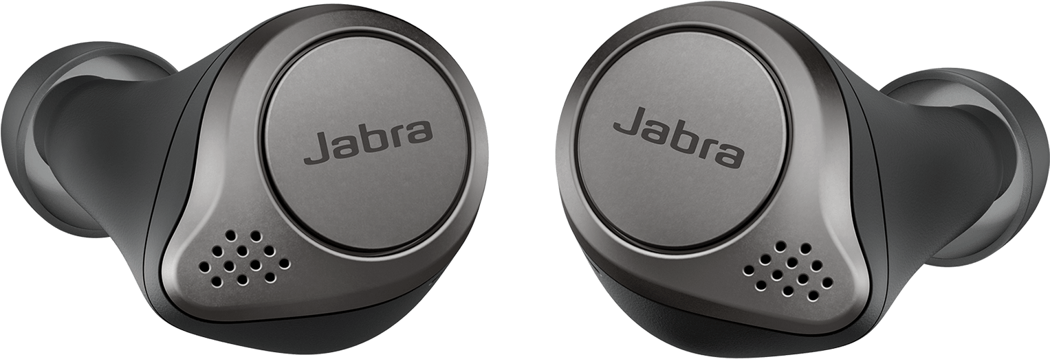 Jabra Earbuds Product Showcase PNG Image