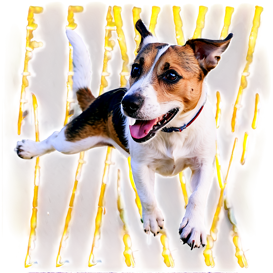 Jack Russell In Action Png Gus2 PNG Image