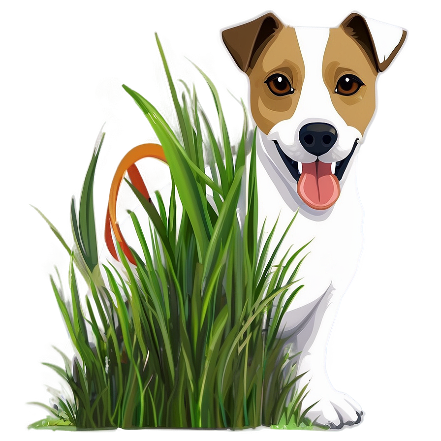 Jack Russell In Grass Png Fdc41 PNG Image