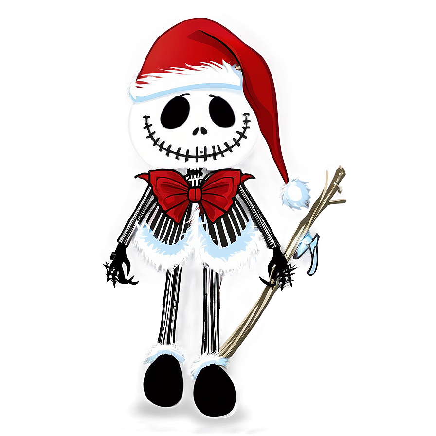 Jack Skellington Santa B PNG Image