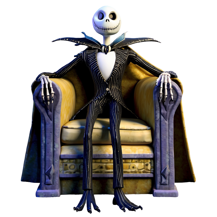 Jack Skellington Throne Png Lbq22 PNG Image