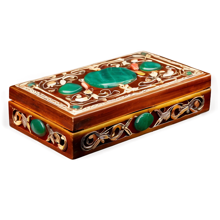 Jade Inlaid Box Png 20 PNG Image