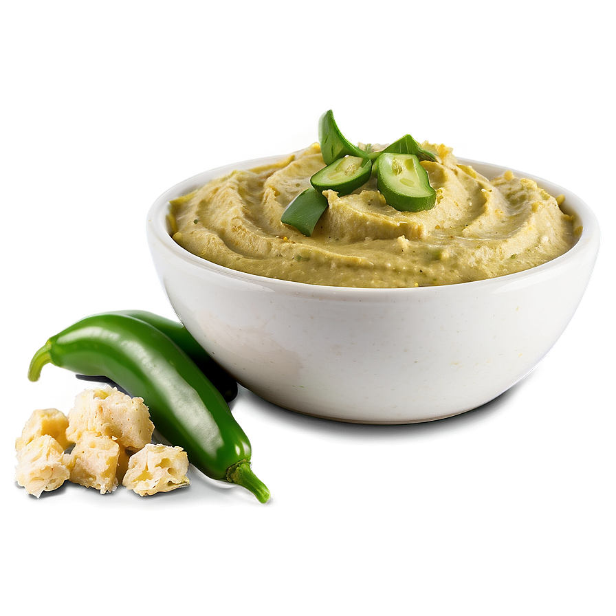 Jalapeno Cilantro Hummus Png Kbe42 PNG Image