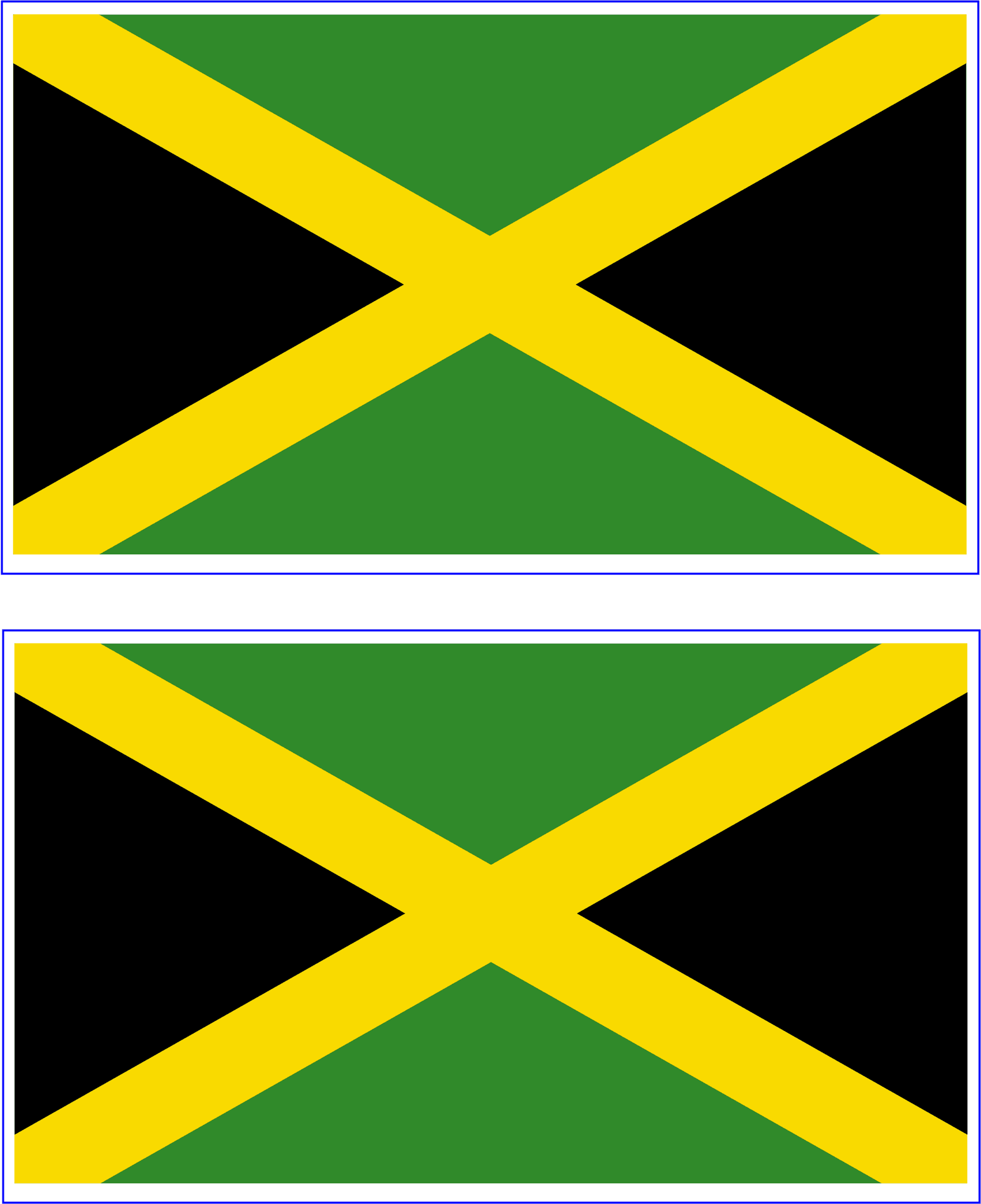 Jamaican_ Flag_ Design PNG Image