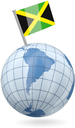 Jamaican Flagon Globe PNG Image