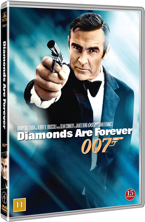 James Bond Diamonds Are Forever D V D Cover PNG Image