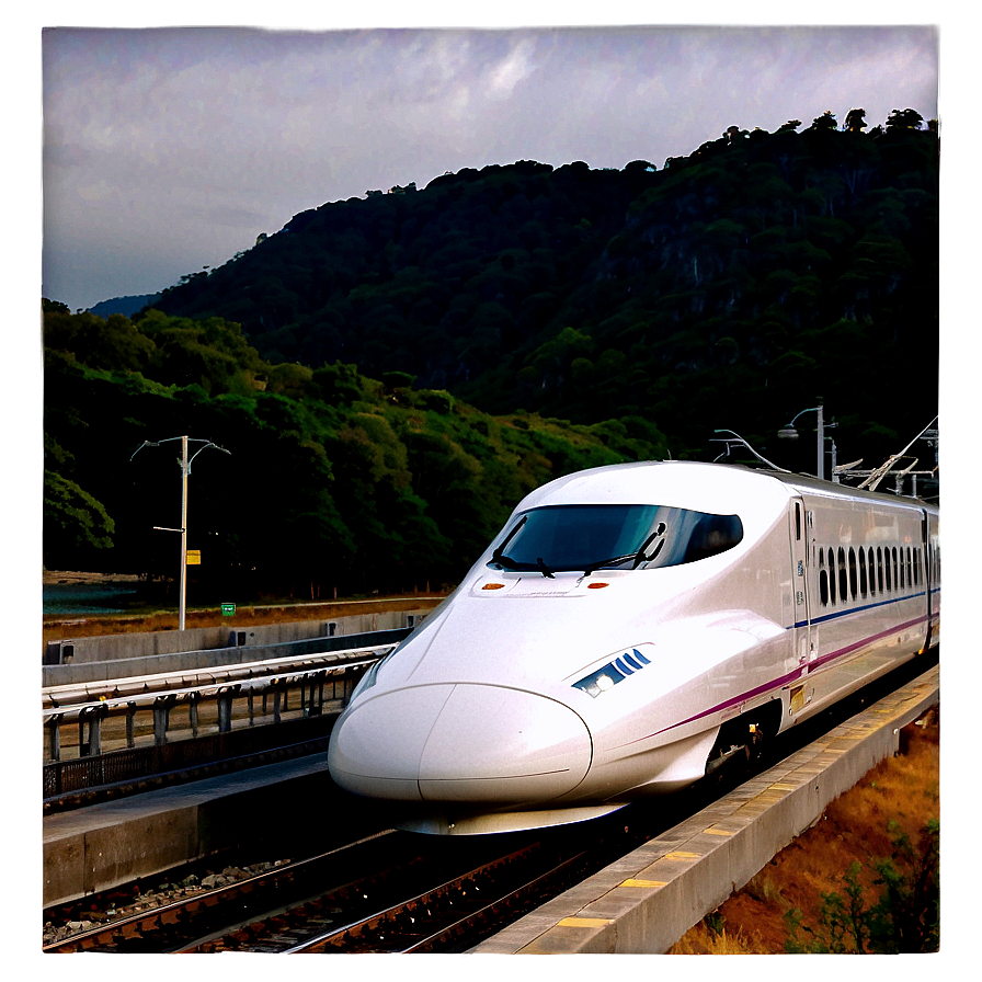 Japan Bullet Train Shinkansen Png 29 PNG Image