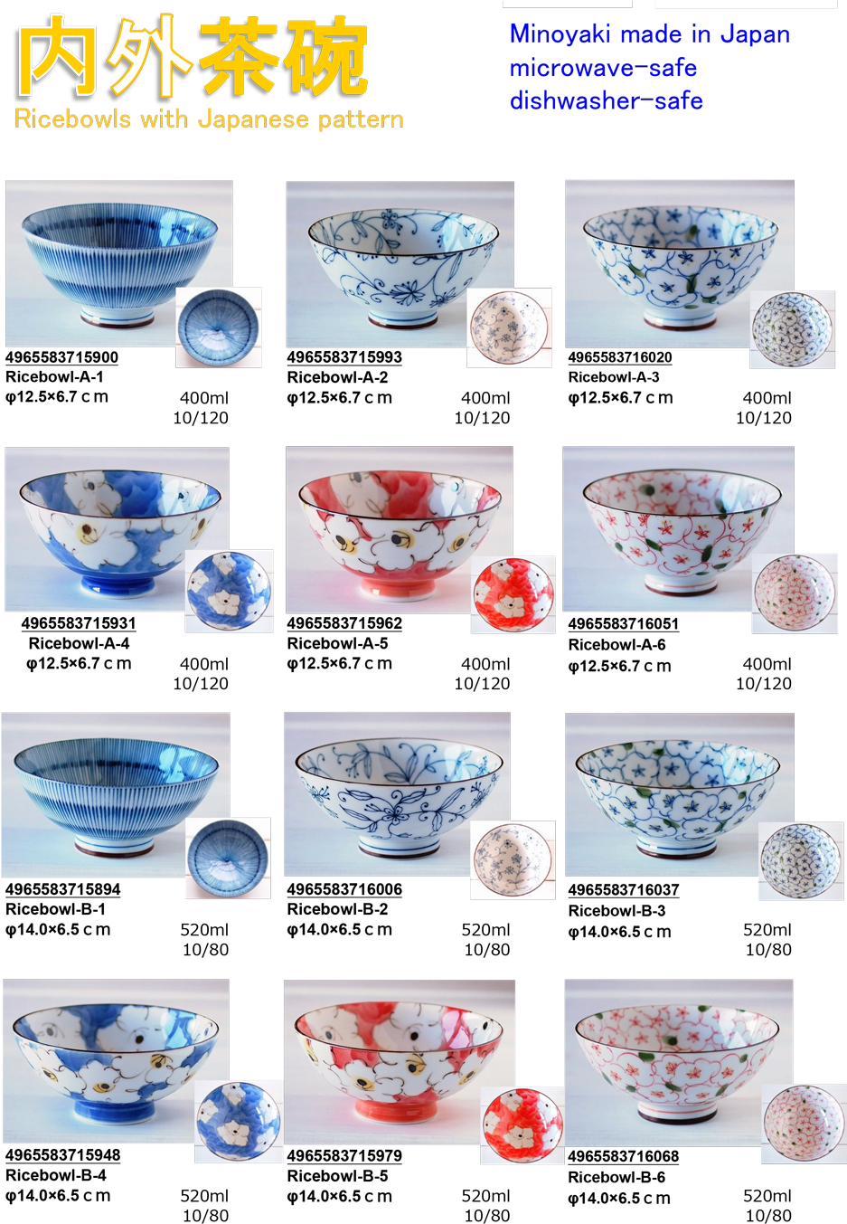 Japanese Rice Bowl Collection PNG Image