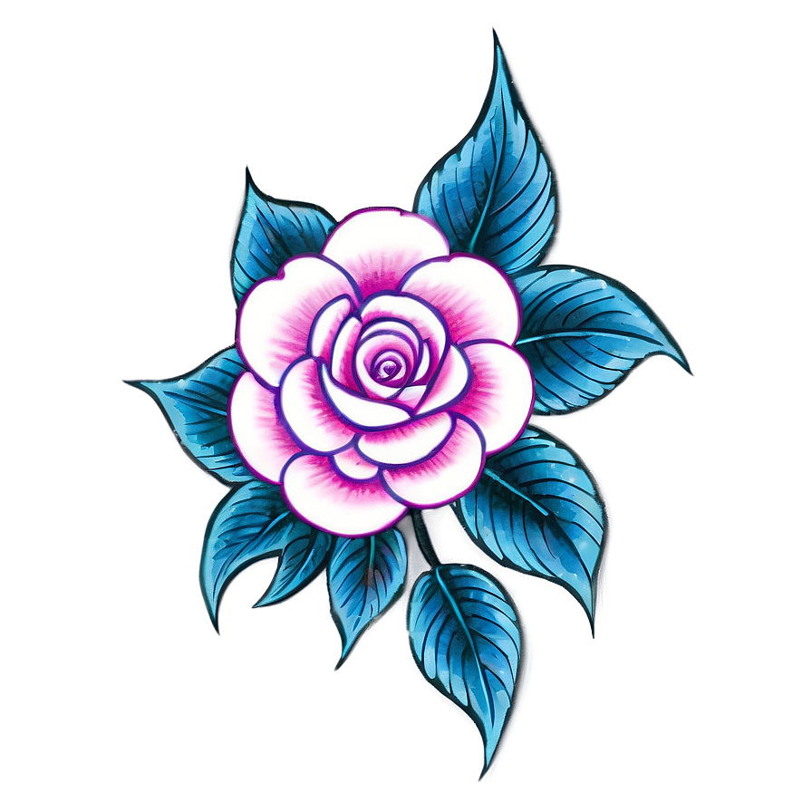 Japanese Rose Tattoo Picture Png 32 PNG Image