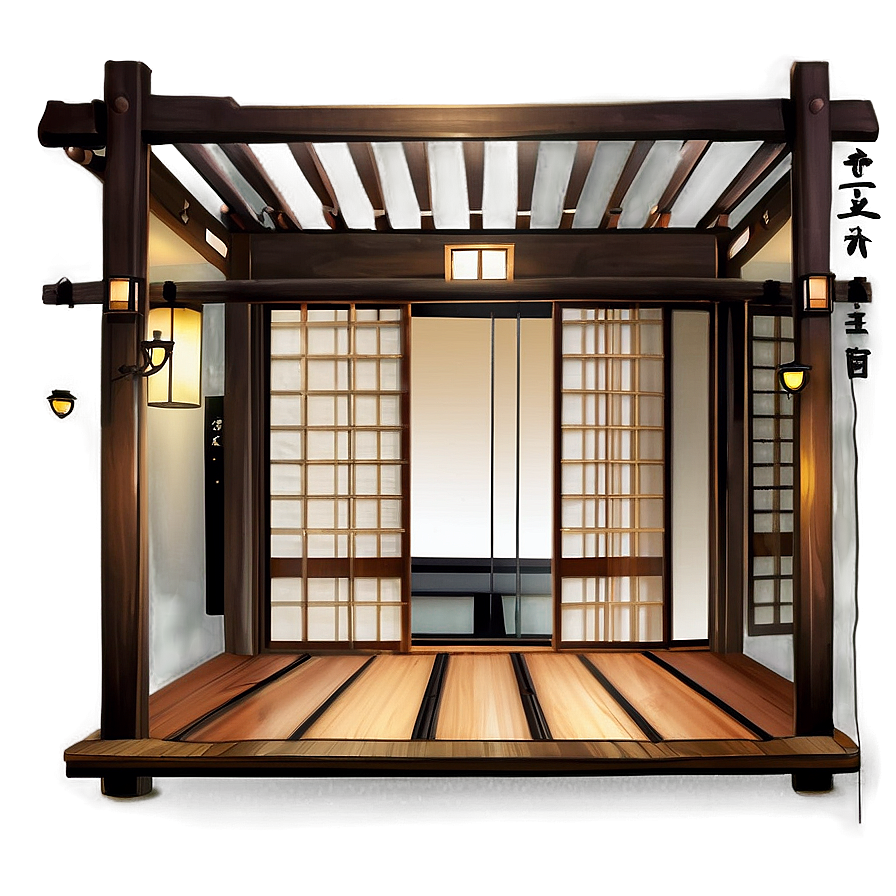 Japanese Style Room Png 06122024 PNG Image