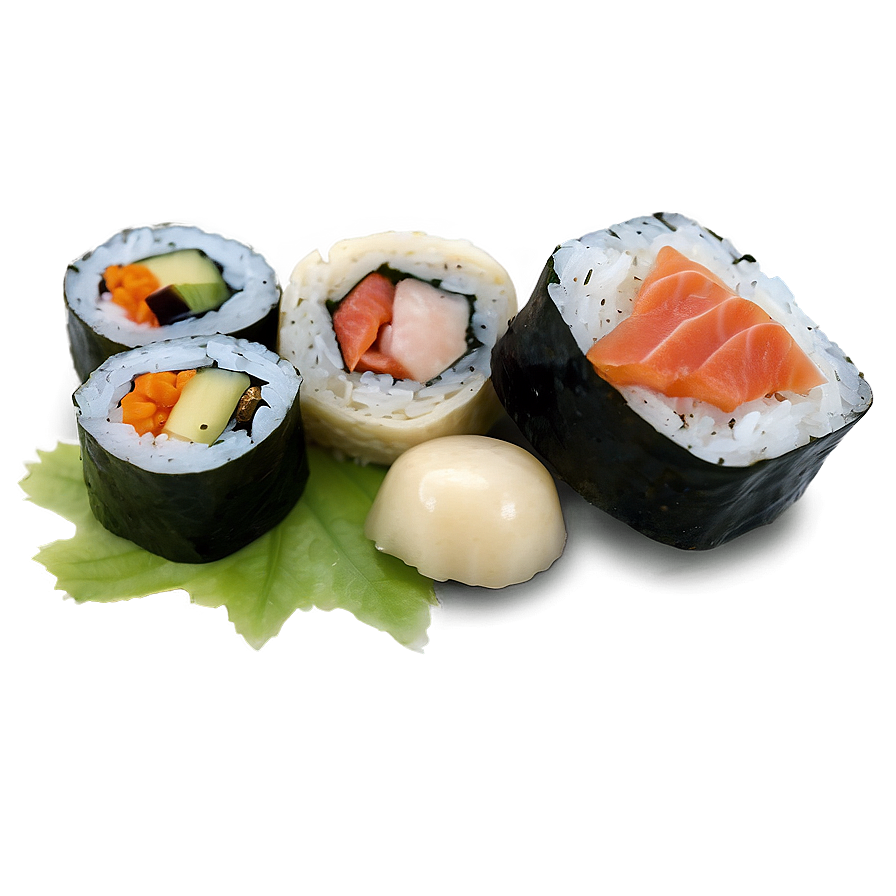 Japanese Sushi Selection Png Wvf PNG Image