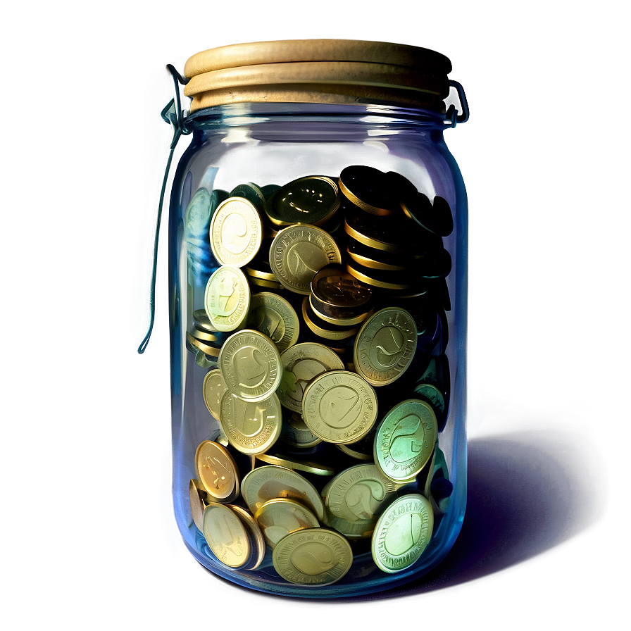 Jar Of Coins Png 26 PNG Image