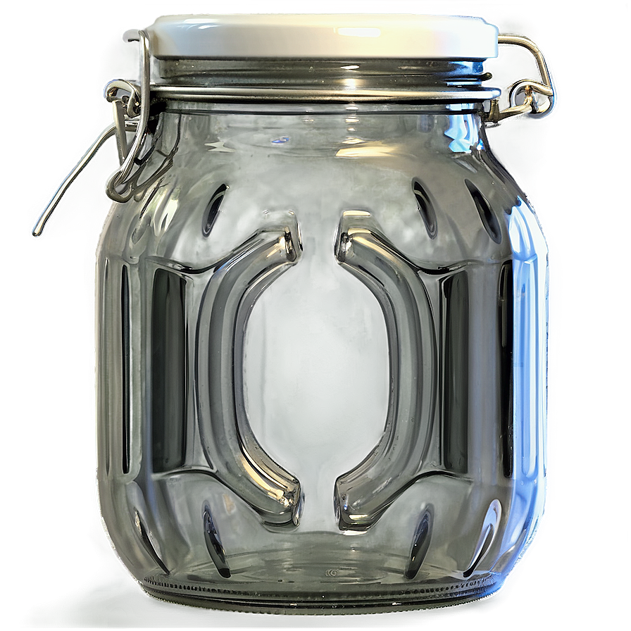 Jar With Clamp Lid Png Ijy16 PNG Image