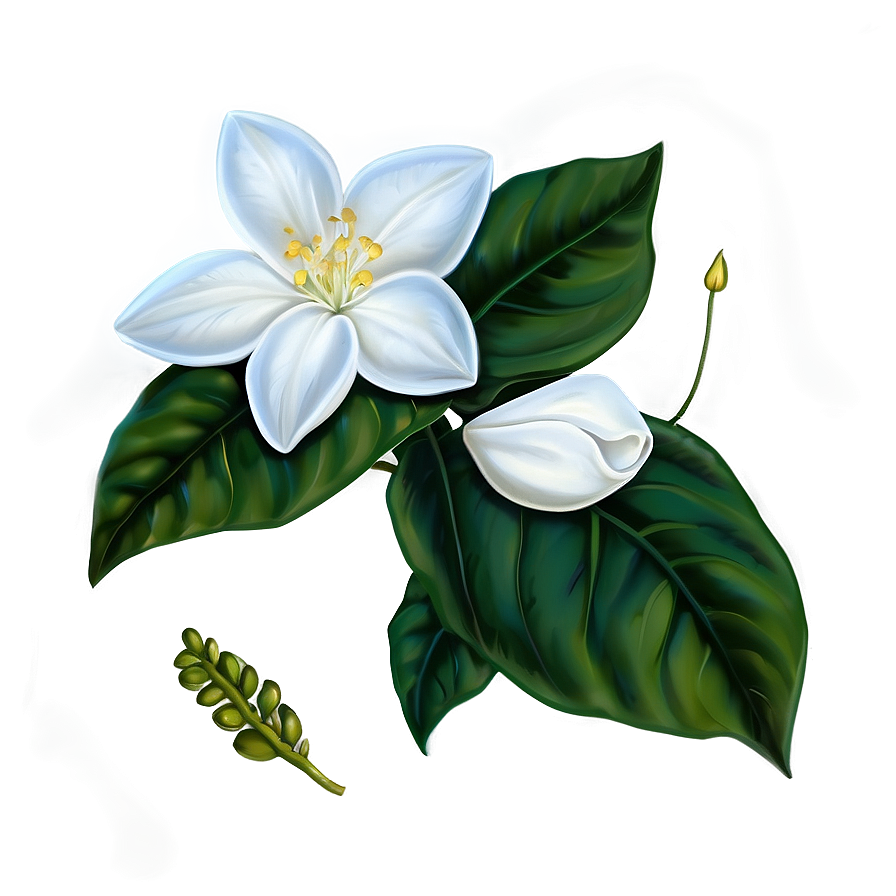 Jasmine Night Flower Png Esy97 PNG Image