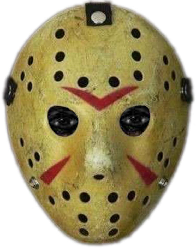 Jason Voorhees Hockey Mask PNG Image